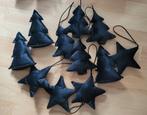 Fluwelen velvet kersthangers navy blauw, Diversen, Ophalen of Verzenden, Zo goed als nieuw