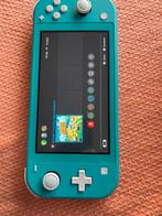 Nintendo switch lite, Ophalen of Verzenden, Turquoise, Zo goed als nieuw, Met beschermhoes of tas
