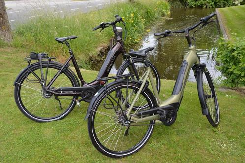 Set Sparta C-Grid Ultra Beltdr 500 WH accu Framem 56 cm beid, Fietsen en Brommers, Elektrische fietsen, Zo goed als nieuw, Sparta