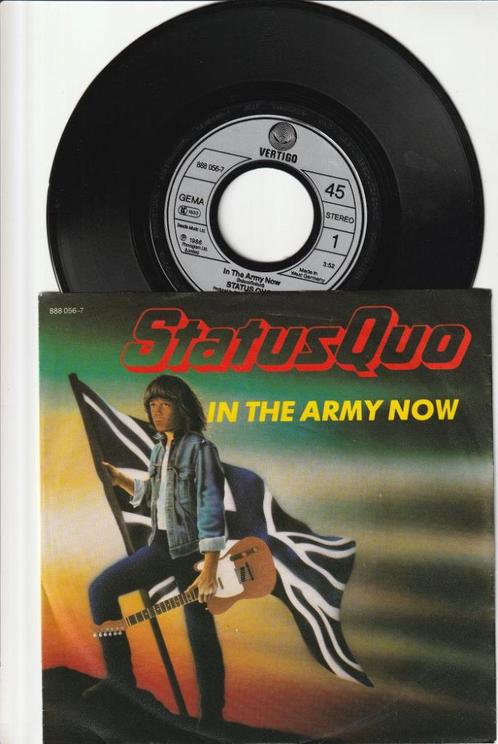 STATUS QUO    -    IN THE ARMY NOW    /    HEARTBURN   [7''], Cd's en Dvd's, Vinyl | Pop, Zo goed als nieuw, 1980 tot 2000, Overige formaten
