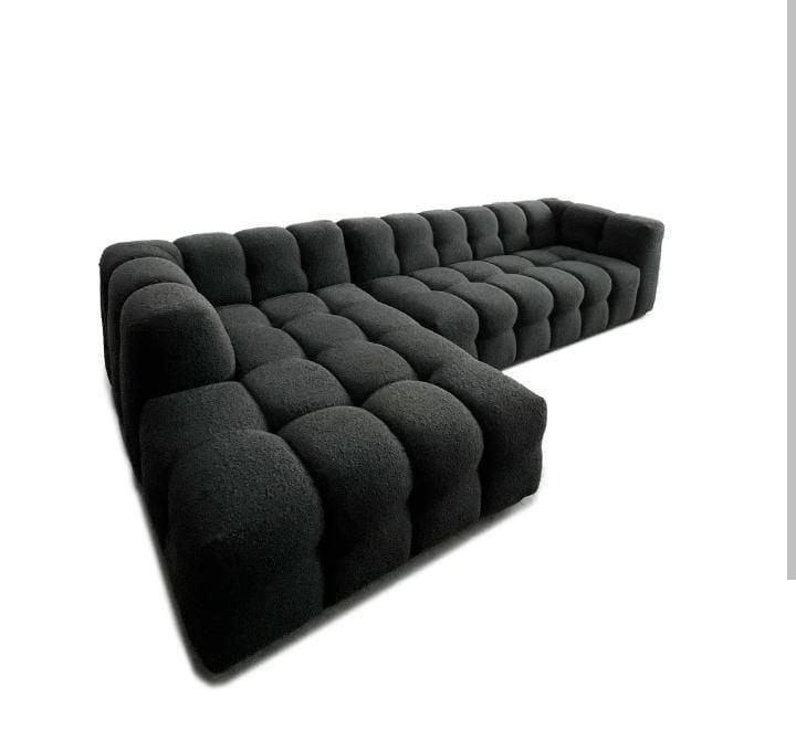 Moderne Bubble Sofa in Bouclé Stof – 285  175 cm, Huis en Inrichting, Slaapkamer | Beddengoed, Nieuw, Ophalen of Verzenden