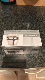 Raminex Afvoerplug met vaste afdekplaat, Doe-het-zelf en Verbouw, Sanitair, Ophalen of Verzenden, Nieuw, Chroom, Wastafel