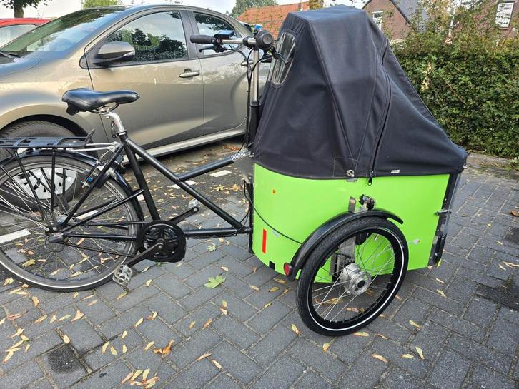 Elektrische Nıhola Dog open klep - Bafang midden motor, Fietsen en Brommers, Fietsen | Bakfietsen, Gebruikt, Overige merken, 2 kinderen