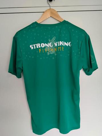 Groen Strong Viking T-shirt - Maat M beschikbaar voor biedingen