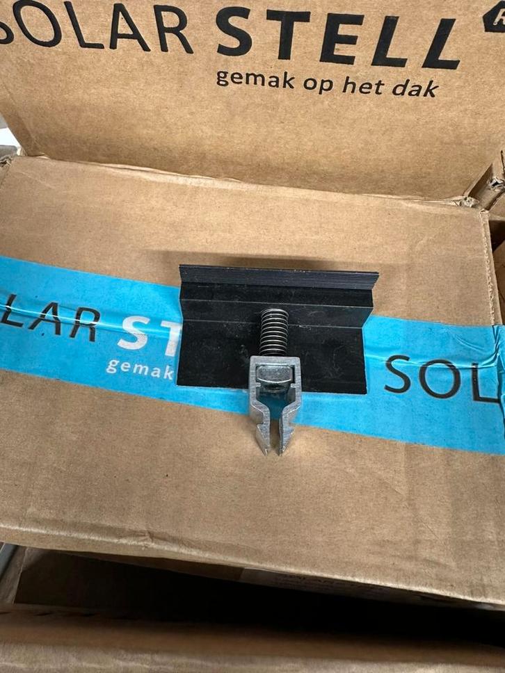 Partij/pakket 35mm eindklem Blubase Solarstell zonnepaneel, Doe-het-zelf en Verbouw, IJzerwaren en Bevestigingsmiddelen, Nieuw