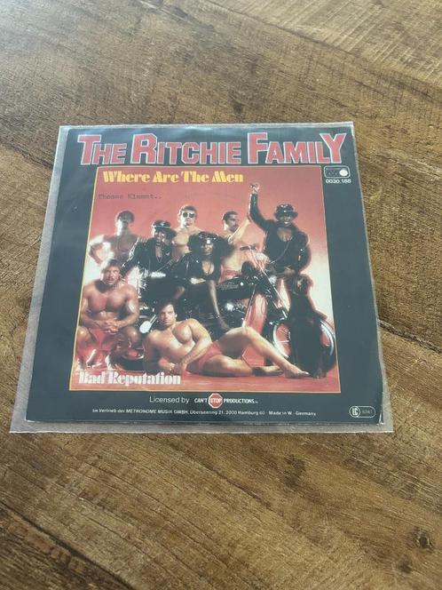 The Ritchie Family-Where are the Men, Cd's en Dvd's, Vinyl Singles, Zo goed als nieuw, Single, Pop, 7 inch, Ophalen of Verzenden