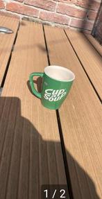 Groene Cup-a-Soup Mok, Huis en Inrichting, Keuken | Servies, Keramiek, Ophalen of Verzenden, Zo goed als nieuw, Overige stijlen