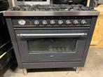 Boretti gasfornuis 90cm - 6 pits met wokbrander - Topstaat!, Ophalen, 60 cm of meer, Zo goed als nieuw, Gas