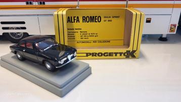 Progretto K Alfa Romeo Giulia Sprint GT Bertone Black - 1963 beschikbaar voor biedingen
