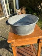 Zinken teiltje / bloembak, Gebruikt, Rond, Binnen, Minder dan 40 cm