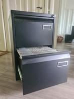 Archiefkast, zwart, 2 laden met hangmappen, Huis en Inrichting, Ophalen, Minder dan 50 cm, Zo goed als nieuw, Minder dan 100 cm