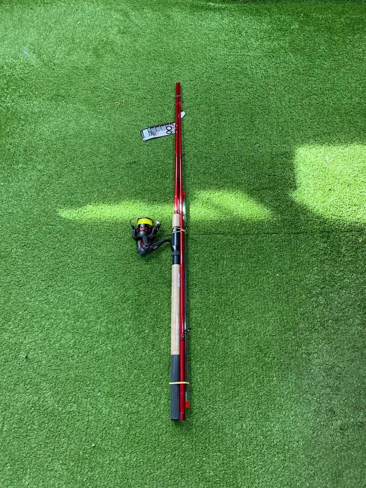 Nieuwe Mitchell Tanager feederhengel + molen, 3.30m 20-80 gr, Watersport en Boten, Hengelsport | Witvissen, Nieuw, Complete set