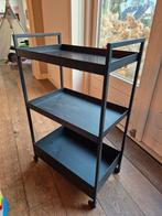 Ikea Nissafors Roltafel - Zwart, Ophalen of Verzenden, Gebruikt