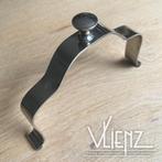 Vintage, brocante bordendrager, bordenklem met artisjok, Ophalen of Verzenden