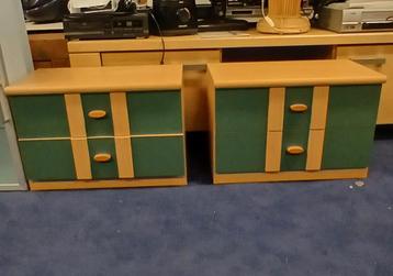 Set van 2 Nachtkastjes - 60cm breed beschikbaar voor biedingen