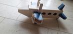 Groot houten speelgoed vliegtuig handgemaakt, Ophalen of Verzenden, Gebruikt, Overige typen
