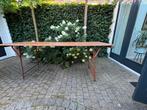 Oude Belgische legertafel, Huis en Inrichting, Tafels | Eettafels, Gebruikt, 200 cm of meer, Vijf personen of meer, Rechthoekig