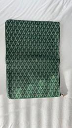 Goyard laptophoes/document map groen, Sieraden, Tassen en Uiterlijk, Toilettassen, Ophalen of Verzenden, Nieuw, Groen, Dame