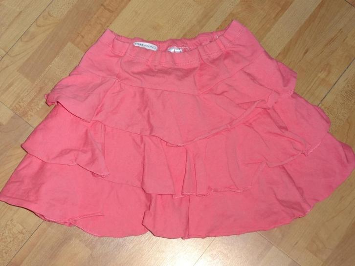 leuk roze strokenrokje van H&M mt 134 als nieuw, Kinderen en Baby's, Kinderkleding | Maat 134, Zo goed als nieuw, Meisje, Jurk of Rok