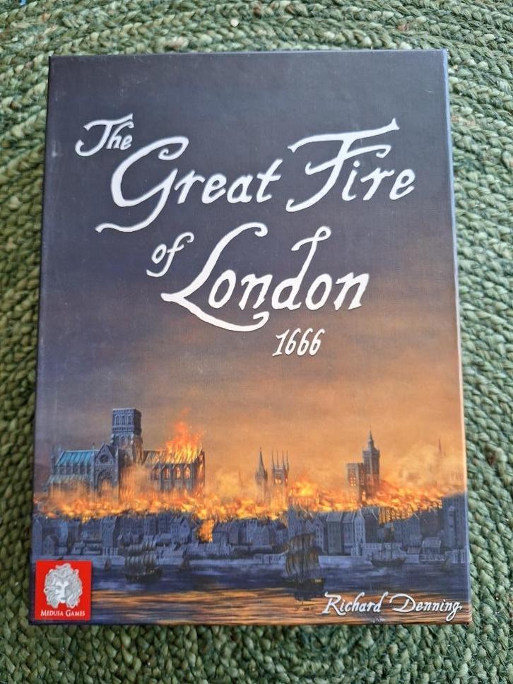 Bordspel - Great Fire of London BIJNA ALS NIEUW, Hobby en Vrije tijd, Gezelschapsspellen | Bordspellen, Zo goed als nieuw, Drie of vier spelers