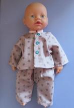 Little Baby pop32 poppenkleertjes poppenkleding ster pyjama, Ophalen of Verzenden, Nieuw, Babypop