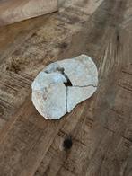 Geopende Geode - Bergkristal met Zwavel, Verzamelen, Mineralen en Fossielen, Ophalen, Mineraal