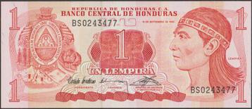 Honduras 1 lempira 1992 UNC p.71 (# 268) beschikbaar voor biedingen