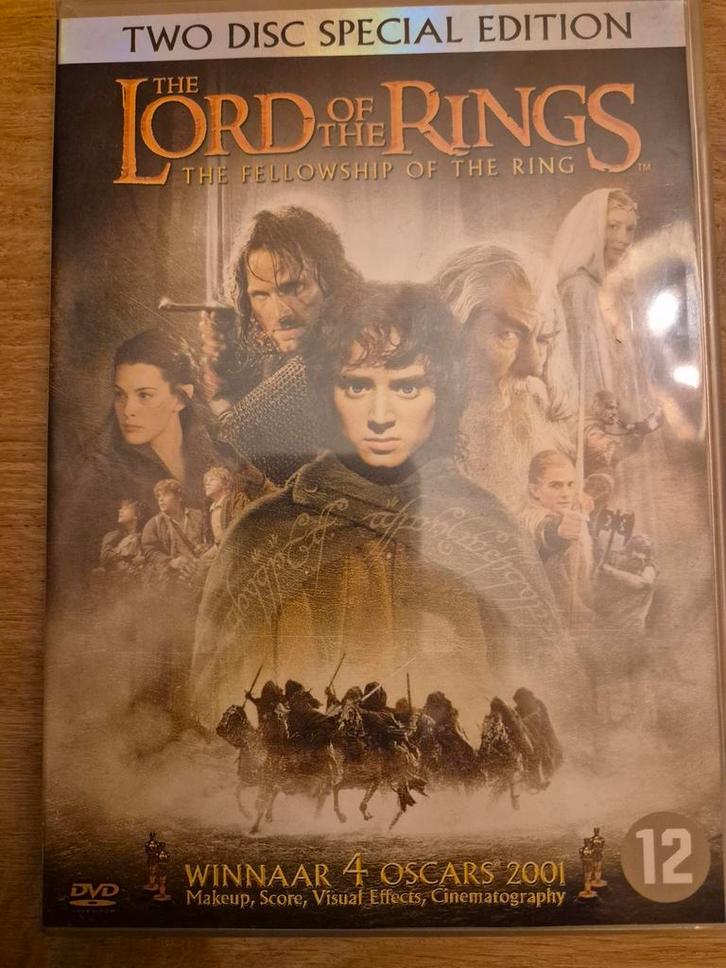 DVD: Lord of the Rings - The Fellowship of the Ring, Cd's en Dvd's, Dvd's | Science Fiction en Fantasy, Gebruikt, Fantasy, Vanaf 12 jaar