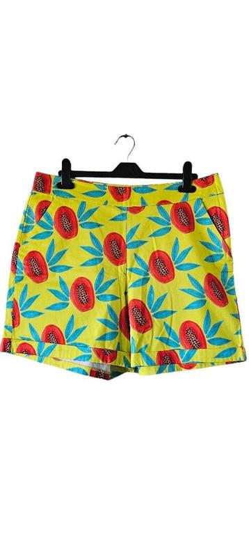 gele korte broek van fabienne Chapot maat L (7424) beschikbaar voor biedingen