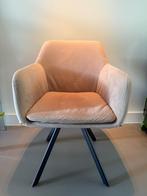 6 Goossens Eetkamerstoelen Beige/Taupe, Huis en Inrichting, Stoelen, Ophalen, Vijf, Zes of meer stoelen