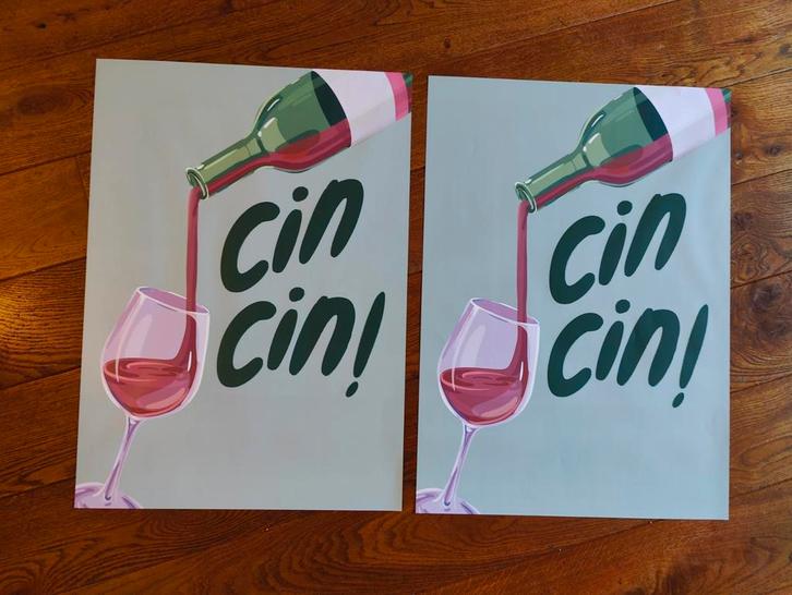 Gratis! Twee leuke posters van 50x70 cm, Huis en Inrichting, Barren, Ophalen of Verzenden