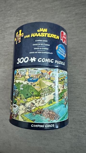 Jan van Haasteren puzzel 300 stukjes CAMPING CHAOS in koker beschikbaar voor biedingen