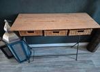 Haltafel, Huis en Inrichting, Tafels | Sidetables, Ophalen, Gebruikt, 25 tot 50 cm, Rechthoekig