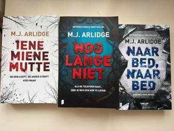 3 boeken van M.J. Arlidge - Thriller Collectie beschikbaar voor biedingen
