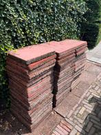 Rode betontegels (50x50x6) 51 stuks, Tuin en Terras, Tegels en Klinkers, Ophalen, Gebruikt, 10 m² of meer, Beton