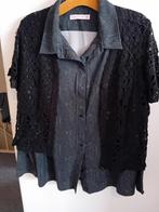 Mooie blouse van studio anneloes + hesje maat xl, Zwart, Maat 46/48 (XL) of groter, Ophalen of Verzenden, Zo goed als nieuw