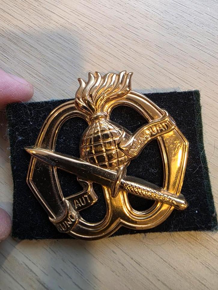 Korps Commando Troepen baret embleem., Verzamelen, Militaria | Algemeen, Landmacht, Embleem of Badge, Nederland, Ophalen of Verzenden