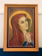 Religieus portret | olieverf op paneel | Roemenië 1970-2020, Antiek en Kunst, Kunst | Schilderijen | Klassiek, Ophalen of Verzenden
