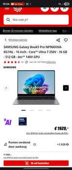 Samsung Galaxy book 5 pro incl. BTW, Ophalen of Verzenden, Nieuw, 4 Ghz of meer