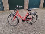 Rode opoefiets dames fiets met rekje - framemaat 54, 50 tot 53 cm, Ophalen, Gebruikt
