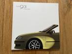 Saab 93 Cabriolet autofolder 2005 brochure 9 3 9-3, Ophalen of Verzenden, Zo goed als nieuw, Overige merken