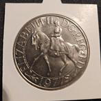 Queen Elizabeth 2th Zilveren Jubilee 1977, Ophalen of Verzenden, Koningin Beatrix, Overige waardes, Zilver