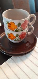 2 kop en schotels, Huis en Inrichting, Keuken | Servies, Ophalen of Verzenden, Zo goed als nieuw, Overige stijlen, Kop(pen) en/of Schotel(s)