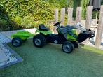 Tractor met aanhanger, Kinderen en Baby's, Speelgoed | Buiten | Skelters, Ophalen, Gebruikt, Overige merken