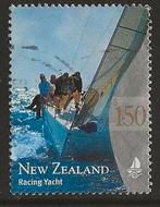 Nieuw Zeeland 35, zeilboot, Verzenden, Gestempeld