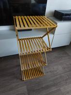 Home&Styling inklapbaar rek / badkamerkastje van bamboe, Huis en Inrichting, Woonaccessoires | Overige, Ophalen, Gebruikt