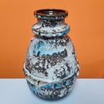 retro vintage vaas Carstens Tonnieshof West Germany, Gebruikt, Blauw, Aardewerk of Porselein, Ophalen of Verzenden