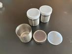Set van 3 metalen cacaostrooiers/kruidenpotjes, Ophalen of Verzenden, Nieuw