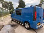 Opel Vivaro 2.0 dubbel cabine 6 zits, Auto's, Voorwielaandrijving, 1995 cc, 4 cilinders, Blauw