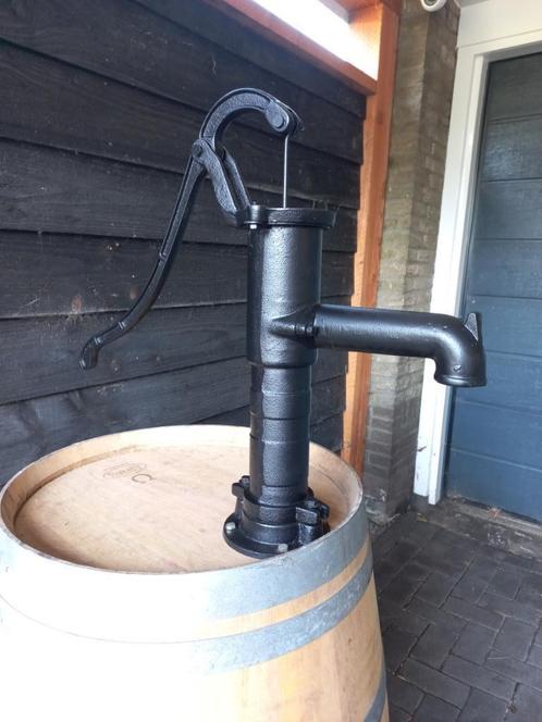 Eikenhouten Regenton Wijnvat met Zwarte Pomp of Groene Pomp, Tuin en Terras, Regentonnen, Nieuw, Hout, 150 liter of meer, Ophalen